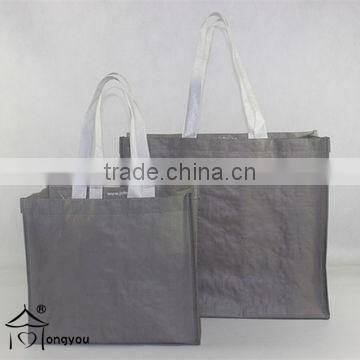 100% recycled non-toxic laminated PP woven shopping bags