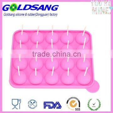 New Easy Instant Silicone Baking Flex Pan 20 Cup Tasty Top Cake Pop Mold Tray photo-3