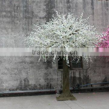 Fiberglass Trunk Wedding Romantic Decor Artificial Silk Flower Cherry Blossom Tree photo-2