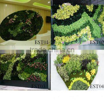 2015 Popular Artificial Green Wall Artificial Plant Wall Artificial Vertical Grass Wall photo-2