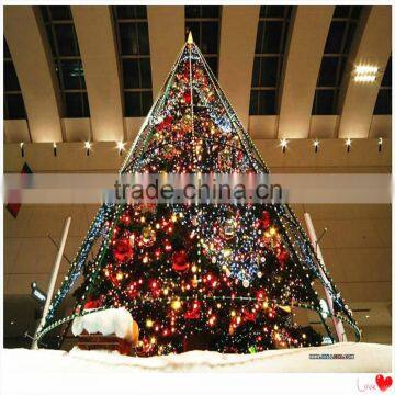 SJ2017500116 4m outdoor xmas tree fake colorful christmas tree for christmas festival