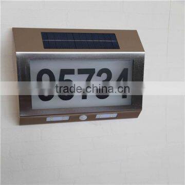 Brightness Solar House Number Lights Plate With Sensor photo-2