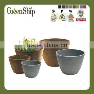 Decorative Garden Pot Plant From Greenship/ 20 years lifetime/ lightweight/ UV protection/ eco-friendly