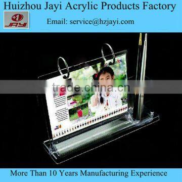 Factory Supply Custom Desk Calendar Stand/Calendar Pen Holder photo-2