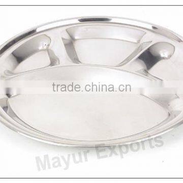 Stainless Steel Dinner Plate