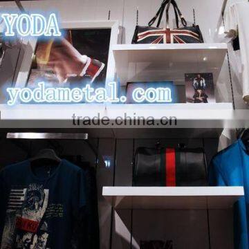 Wood Wall Flooring Stand for Clothing Shop photo-5