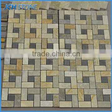 Cheap mosaic tile sheets top quality used in garden