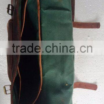 Handmade Vintage Genuine Leather College Briefcase photo-5