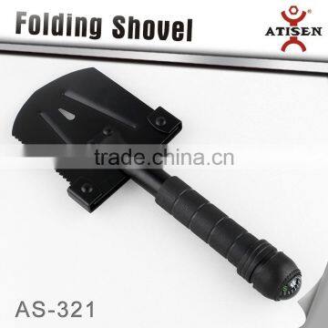 Folding Military Camping Hiking Survival Garden Shovel Spade W/ Compass photo-3
