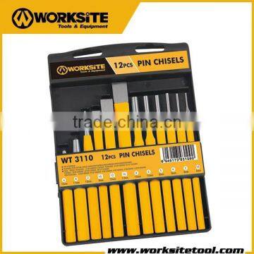 WT3110 Worksite Brand Hand Tools 12pcs Pin Chisel Set