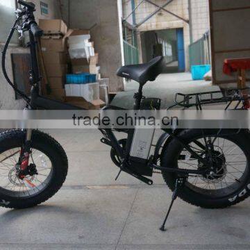 20'' X4.0 Folding Electric Bike With 8FUN 500 Motor and SAMSUNG 48V10Ah Batery photo-4