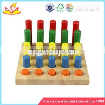 wholesale multiple colour wooden geometric toy for kids superior quality wooden geometric toy for children W14A093
