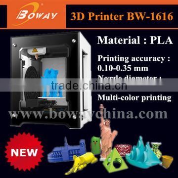 3d printing Boway PLA one button printing Multi color model producing desktop 3d printer