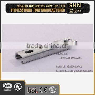 slot drainage mild steel strut gi c channel