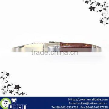 High Quality Stainless Steel Pocket Knife/Foldable Knife/Utility Knife,Rosewood Handle CK-KS030