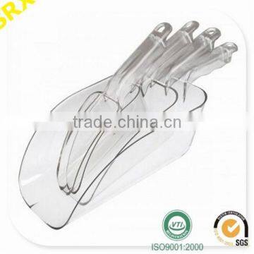 6/12/16/64 oz Polycarbonate plastic ice scoops , ice scoop fruit sorbet candy party, OEM plastic ice scoops manufacturer