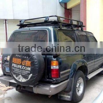 car accessory universial 4x4 land cruiser LC80 series roof rack