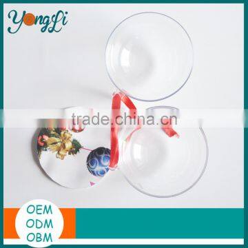 Different Shape Hanging Clear Transparent Plastic Photo Ball Ornament photo-3