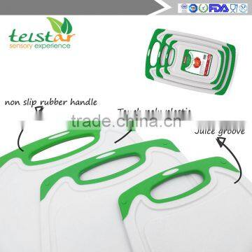 3 PCS Anti-slip Plastic Chopping Block Set Plastic Chopping Board photo-3