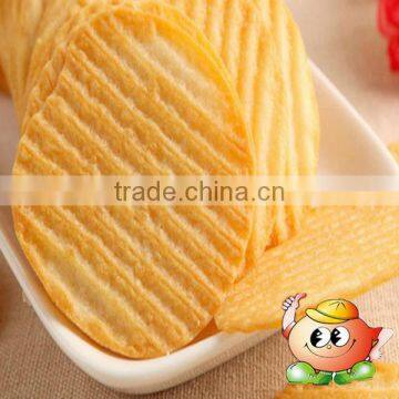 Low caloric baked potato chips