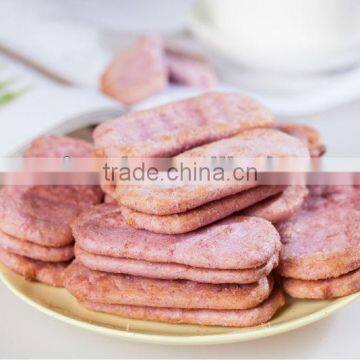 Purple potato salty rice cracker