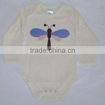 Newborn Baby Bodysuit 100% Organic Cotton White Baby Clothing Summer Style Long Sleeves Clothes photo-2