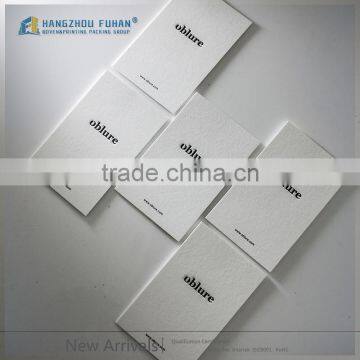 Simple Design Debossed Logo White Paper Hangtag photo-2