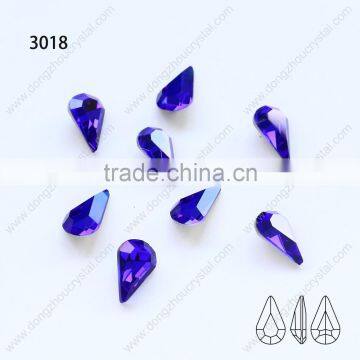 Wholesale Lead Free Jewelry Garment Crystal Teardrop Rhinestone Beads photo-4