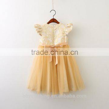 2017 New Style Dress Party for Kids Embroidery Girls Wedding Dress Ball Gown photo-4