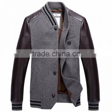 Hotting Selling Bomer Black Varsity Jacket Wholesale Men Custom Jacket photo-4