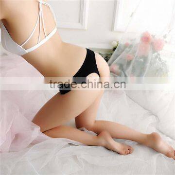 Stock New Hot Sey Panties Diamond Bowknot Transparent Underwear Women Thongs Panties Lace Cotton Female G-string T-back V-string photo-2