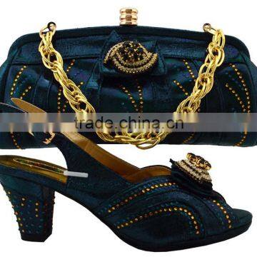 Personalized Design Good Quality Shiny Elegant Female Shoes and Matching Bags Lady Dress Matching Shoes and Bags MG1094 photo-5