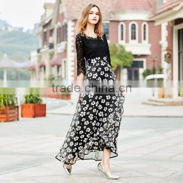 2017 Lace Best Selling Dress Women Sleeve Casual Office Lady Working Outdoor Fashion Autumn Dress photo-5