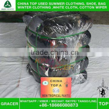 Promotional Stock Recycling In Bales Men Suit Pants Used Clothing Canada Style photo-6