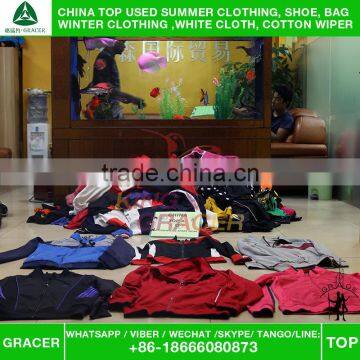 Hot Sale In Los Angeles Super Cream Cotton/Nylon Sport Wear Wholesale Used Clothing For Sale photo-2