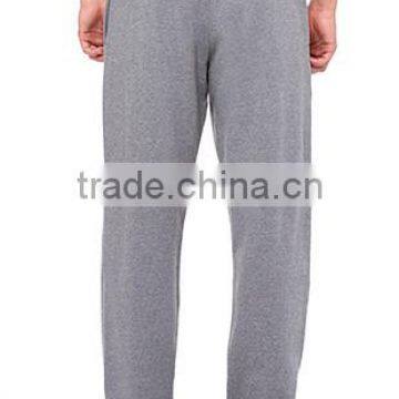 OEM Black Plain 100% Cotton Fleece Mens Sweatpants Grey Blank Loose Fit Sweatpants With Elastic Waistband photo-6