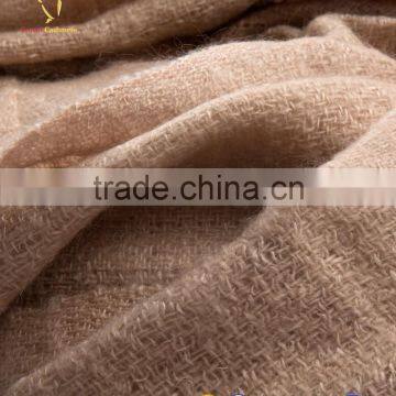 Pure Mongolian Cashmere Plaid Blanket Fringe Scarf And Shawl photo-3