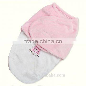 Trade Assurance Embroidered Combed Cotton Baby Swaddle Wrap/wholesale Organic Swaddle Blanket photo-3