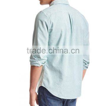 100% Cotton Bengal Stripe Standard Man Slim Fit Business Shirt photo-4