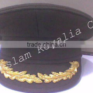 Army Navy Military Officer embroidered Peak Cap