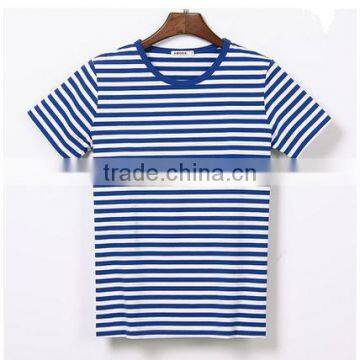 OEM Adult One Sample Made in China 100% Cotton Stripe T Shirts photo-2