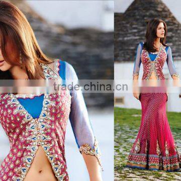Semi Bridal Lehenga photo-2