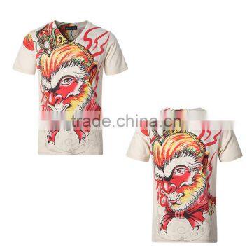 2016 Cheaper Men's Tshirt Printing Cotton Custom Tshirt photo-2