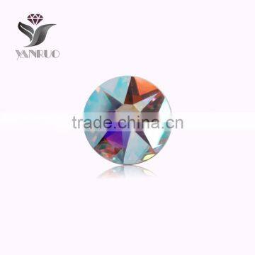 Wholesale ss6/ss10/ss16/ss20/ss30/ss40 Crystal AB DMC Hotfix Rhinestones For Decoration