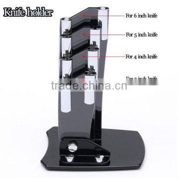 2017 New High Quality Bamboo Handle Ceramic Knife Blade Black Suit Exquisite Kitchen Knife With Holder photo-5