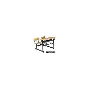 School desk and chair
