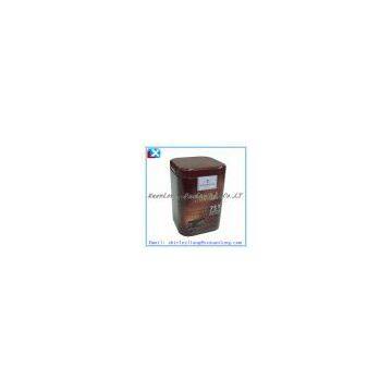 Square Airtight Tin Box for Coffee Bean