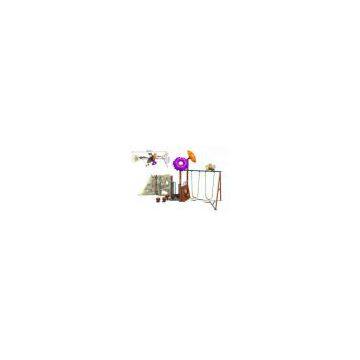 Outdoor Large Play Area Double Swing Sets Kits for Toddlers