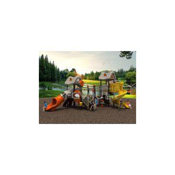 Cheap playground equipment pastic slide set used for preschool kids