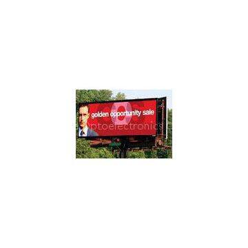 Custom Railways P16 Outdoor Advertising LED Display , DIP346